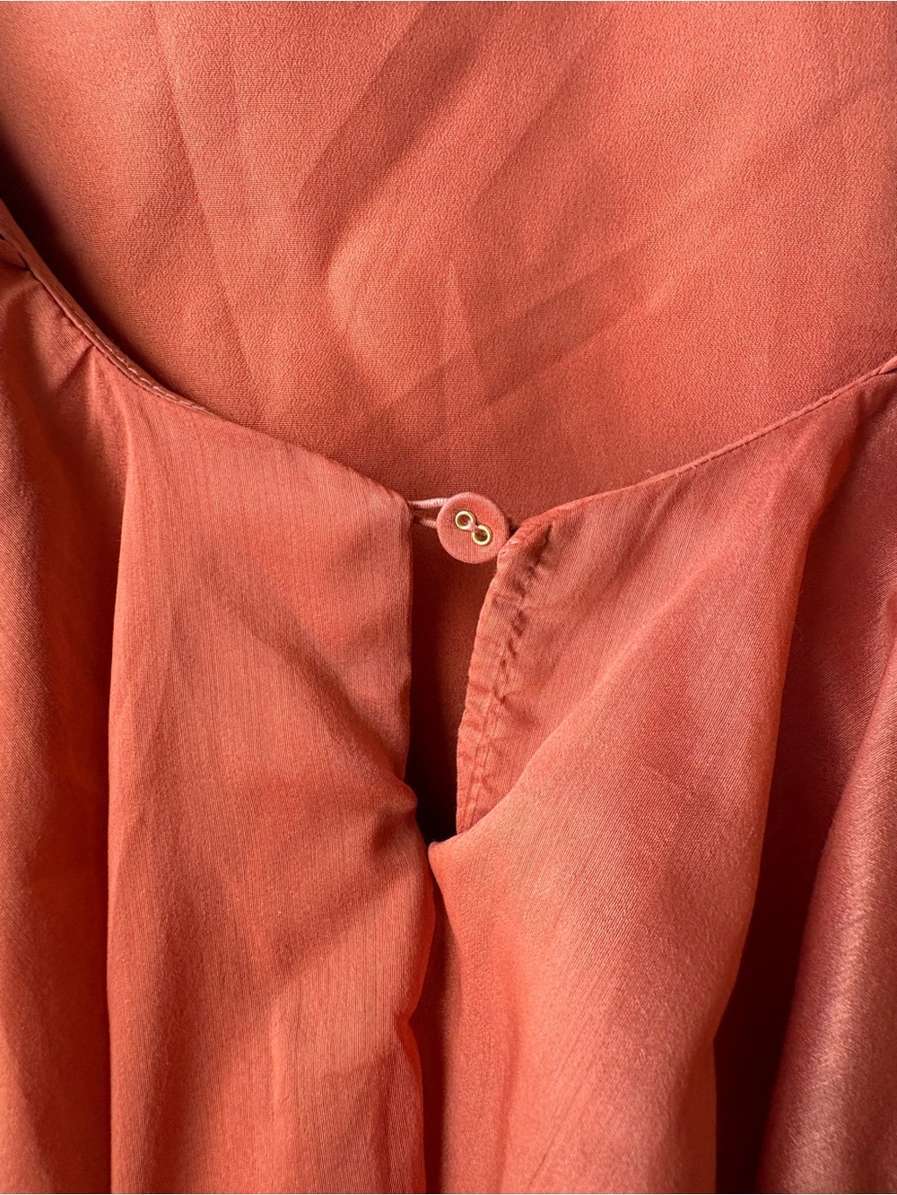 Aje Pandorea Coral Clay Tiered Maxi Dress with Floral Rosette - Picture 6 of 8